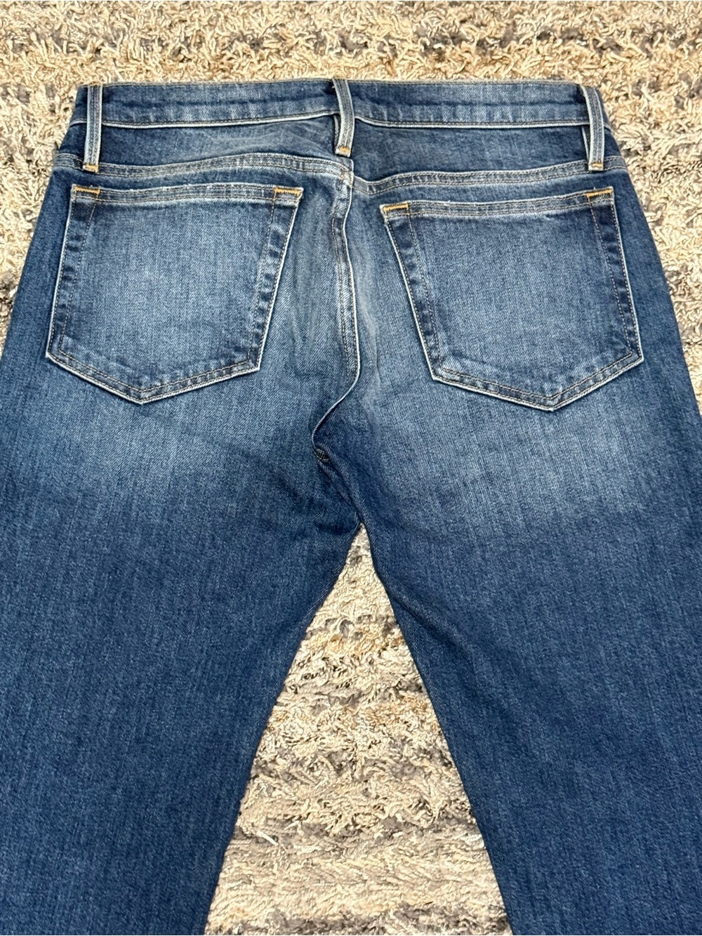 FRAME L- Homme Slim Classic Blue Straight-Leg Jeans - - Picture 9 of 12
